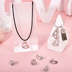 12Pcs 12 Styles 316L Stainless Steel Pendants&nbsp;STAS-TA0003-21P