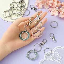 60Pcs Alloy Swivel Lobster Claw Clasps&nbsp;FIND-YW0004-54P