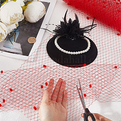 Elastic Polyester Deco Mesh Ribbons&nbsp;DIY-GF0009-01C