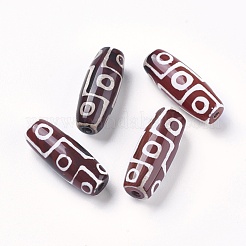 Tibetan Style 9-Eye dZi Beads &nbsp;TDZI-G009-F03