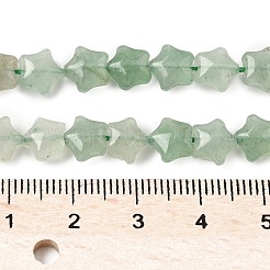 Natural Green Aventurine Star Beads Strands&nbsp;G-Z080-A12