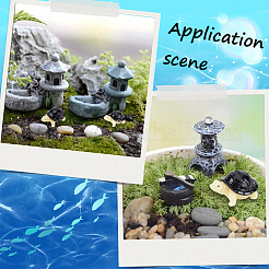 12Pcs Resin 3D Animal Ornaments&nbsp;AJEW-SP0002-14