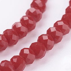 Imitation Jade Glass Bead Strands&nbsp;X-GLAA-F001-3x2mm-29