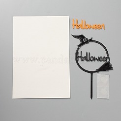Acrylic Halloween Word Cake Insert Card Decoration&nbsp;DIY-H109-01