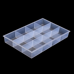 12 Grids Transparent Plastic Jewelry Trays&nbsp;CON-K002-02C