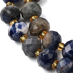 Natural Sodalite Beads Strands&nbsp;G-D105-B09-02