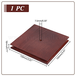 Wood Display Pedestals&nbsp;WOOD-WH0034-78C