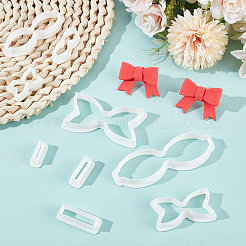 9Pcs 3 Styles Plastic Clay Pressed Molds&nbsp;DIY-ME0002-29