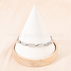 304 Stainless Steel Rhombus Link Chain Bracelets for Men Women&nbsp;BJEW-G766-04P