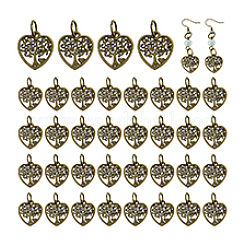50Pcs Tibetan Style Alloy Pendents&nbsp;PALLOY-PH01760