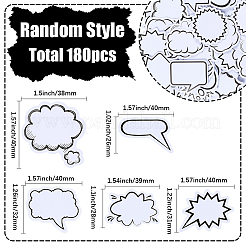 180Pcs Self Adhesive Paper Stickers&nbsp;DIY-SP0005-81