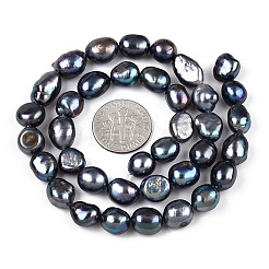 Natural Cultured Freshwater Pearl Beads Strands&nbsp;PEAR-N014-07I