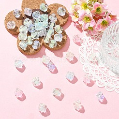 20Pcs 5 Colors Handmade Foil Glass Beads&nbsp;FOIL-YW0001-06