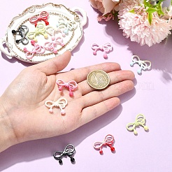 14Pcs 7 Colors Baking Paint Alloy Beads&nbsp;FIND-YW0012-46