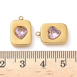 304 Stainless Steel Pendants&nbsp;STAS-H483-38G-02