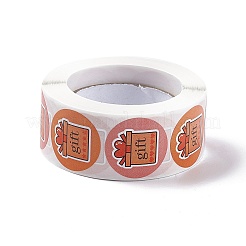 2 Colors Paper Gift Sticker Rolls&nbsp;X-STIC-E001-12