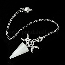 Natural Quartz Crystal Cone Dowsing Pendulum Big Pendants&nbsp;G-C114-01P-21