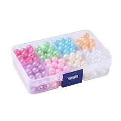 8 Color Plating Eco-Friendly Poly Styrene Acrylic Beads&nbsp;SACR-X0015-06-8mm