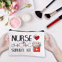 Custom Polycotton Canvas Stroage Bags&nbsp;ABAG-WH0029-105