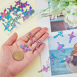 30Pcs 3 Style 304 Stainless Steel Pendants&nbsp;STAS-FH0001-70