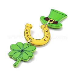 Saint Patrick's Day Theme Acrylic Big Pendants&nbsp;LS-MACR-C028-05A