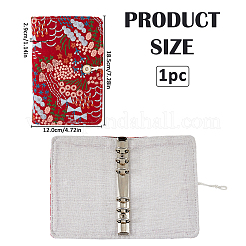 Linen Loose-leaf Planner Notebook Cover&nbsp;OFST-WH0050-042B-03