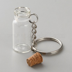 Glass Bottle Keychains&nbsp;KEYC-WH20011-02P-02
