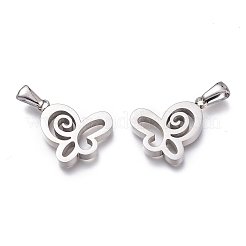 Tarnish Resistant 304 Stainless Steel Pendants&nbsp;LS-STAS-Z006-19P