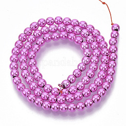 Electroplated Non-magnetic Synthetic Hematite Beads Strands&nbsp;G-S365-015D