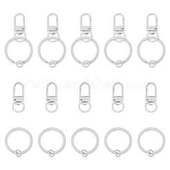 10Pcs Zinc Alloy Baking Paint Swivel Snap Hooks Clasps&nbsp;FIND-TADJ0001-27I