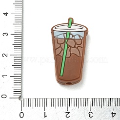 Coffee Theme Silicone Beads&nbsp;SL-CBACE28-01C