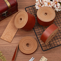 2M Flat AB Grade Cowhide Leather Cord&nbsp;AJEW-WH0479-73D-01