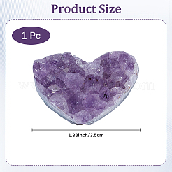 Natural Drusy Amethyst Mineral Specimen Display Decorations&nbsp;AJEW-CN0006-17