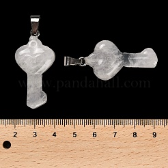 Natural Quartz Crystal Pendants&nbsp;G-M424-01P-05