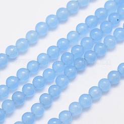 Natural & Dyed Malaysia Jade Bead Strands&nbsp;G-A146-4mm-A20