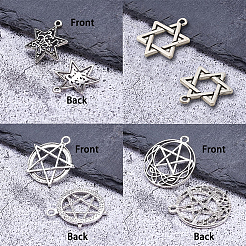 Tibetan Style Alloy Pendants&nbsp;TIBEP-SC0001-28AS