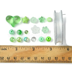 Acrylic Bead Flowers/Stars/Hearts&nbsp;OACR-FS0001-67B
