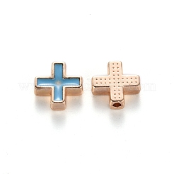 Alloy Enamel Beads&nbsp;ENAM-R055-03-11-RS