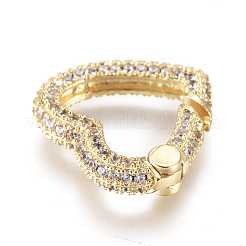 Brass Spring Gate Rings&nbsp;KK-D159-25G