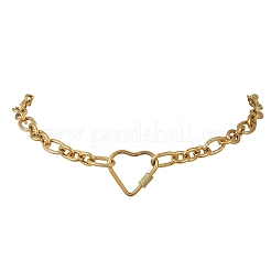 304 Stainless Steel Figaro Chain Necklaces for Women&nbsp;NJEW-JN06387
