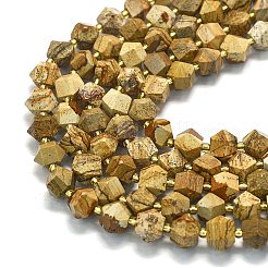 Natural Picture Jasper Beads Strands&nbsp;G-I376-A65-01