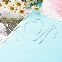 Tarnish Resistant Handmade 304 Stainless Steel Box Chains Bracelets Making Accessories&nbsp;AJEW-JB01020