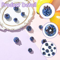 10Pcs 2 Styles Handmade Lampwork Bumpy Beads&nbsp;LAMP-CJ0002-55