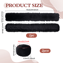 1Pc Imitation Fox Fur Collar&nbsp;AJEW-PH0009-24A