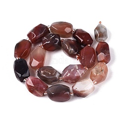 Natural Red Botswana Agate Beads Strands&nbsp;G-N362-07A-06