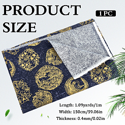 Dragon Pattern Cotton Fabric&nbsp;DIY-WH0579-96B