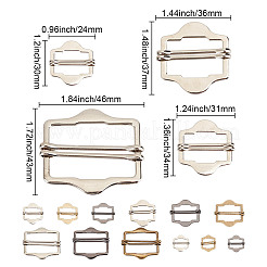 24Pcs 12 Styles Hexagon Alloy Roller Buckles&nbsp;FIND-DR0001-29