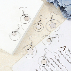 Stainless Steel Dangle Earrings&nbsp;STAS-UN0012-01