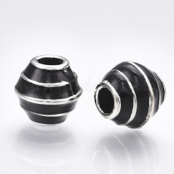 UV Plating Acrylic European Beads&nbsp;OACR-T005-34