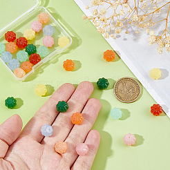 40Pcs 8 Colors Plastic Beads&nbsp;KY-FH0001-43